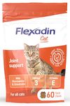 Flexadin Joint Care for Cats | Joint Supplement Chews for Cats | Aids Mobility & Flexibility | Glucosamine, Chondroitin, Omega 3 & Vitamin E | 60 Chews