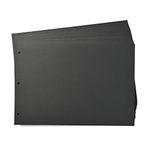 Giiffu Scrapbook Inner Pages, Black Refilled Pages for DIY Scrapbook Photo Album, 20 Sheets / 40 Pages