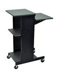 LUXOR PS4000 Presentation Cart, 18" W x 30" D x 40 1/4" H