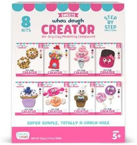 Chuckle & Roar Whoa Dough Mini Creator Collection – Amazon Exclusive 8-Pack, All Characters Included, DIY Modeling Dough Kit with Colors, Tools & Instructions for Kids