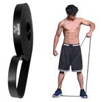 Slovic Black Resistance Bands for Workout for Men and Women (1 YEAR WARRANTY) Resistance Band Set & Exercise Band for Home Gym Fitness Pull Up Band & Toning Band| Natural & Unbreakable Rubber| 15-30Kg