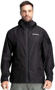 Baerskin Heavy-Storm Rain Jacket 2.0 – 20,000mm Waterproof Packable Rain Shell, PFAS-Free Breathable Tactical Hiking Jacket, 3-in-1 Hoodie Compatible, Men’s Outerwear