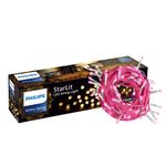 PHILIPS Starlit 12 Meter 72 LEDs String Light for Decoration | Festival LED String Light for Diwali, Christmas and Home Decoration| Pink, Pack of 1