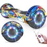 GeekMe Hoverboards for kids 6.5 Inch, Quality hoverboards with Bluetooth Speaker,Beautiful LED Lights,Gift for kids and teenager