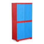 Cello Novelty Plastic 1 Door Big Cupboard - Red and Blue