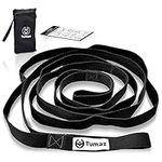 Tumaz Stretch Strap - 10 Loops & Non-Elastic Band - The Perfect Stretching Strap for PT(Physical Therapy), Yoga, Workout, Pilates, Dance - [Extra Thick, Durable, Soft - Comes with Travel Bag]