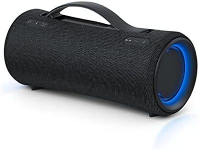 Sony SRS-XG300 X-Series Wireless Portable-Bluetooth Party-Speaker IP67 Waterproof and Dustproof with 25 Hour-Battery and Retractable Handle, Black