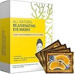 (18 pairs) Under Eye Collagen Gel Pads & Masks - Best Treatment Patches for Bags & Puffy Eyes, Dark Circles and Wrinkles | 24K Gold with Anti-Aging Collagen, Hyaluronic Acid, Hydrogel | Formulated in San Francisco