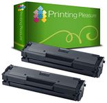 Twin-Pack MLT-D111S Black Compatible Toner Cartridges for use in Samsung Xpress SL-M2020, M2020W, M2021, M2021W, M2022, M2022W, M2026, M2026W, M2070, M2070W, M2070FW, M2070F, M2071, M2071W, M2078