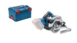 Bosch Professional 18V System GKS 18V-57 G Cordless Circular Saw (Saw Blade Diameter: 165 mm, Cutting Depth: 57 mm, excluding Batteries and Charger, in L-BOXX)