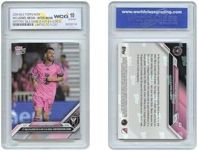 WCG 2024 Topps Now Lionel Messi Inter Miami Historic MLS Game Card #46 - Graded GEM Mint 10