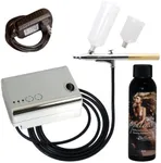 Complete Professional Belloccio Sunless Tanning Airbrush System that includes, Belloccio Professional Airbrush Tanning System and 4 Ounce Bottle of "Opulence" by Belloccio