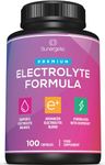 Sunergetic Premium Electrolyte Capsules Support for Keto, Low Carb, Rehydration & Recovery - Electrolyte Replacement Capsules Includes Electrolyte Salts, Magnesium, Sodium, Potassium 100 Capsules.