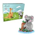 Larcele Micro Building Blocks Animal Set, DIY Mini 3D Building Toy Bricks,1000 Pieces KLJM-07 (Koala)