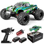 YONCHER YC380 PRO 1:16 Brushless Fast RC Cars for Adults, 62+ KM/H 4WD Remote Control Truck, Hobby High Speed RC Monster Trucks, Oil-Filled Shocks Off-Road Remote Control Car for Boys