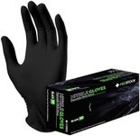 MEDSTOCK Black Nitrile Gloves, Disp