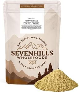 Sevenhills Wholefoods Proteína de Semillas de Calabaza Orgánica en Polvo 900g, ligeramente tostada, 60% de proteína