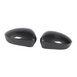 Rearview Mirror Cover, Door Side Wing Mirror Housing Protector Replacement for Fiat 500 2007 to 2020, Car Rearview Cap Guard, 2PCS (Carbon Fiber Style)