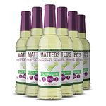 Matteo's Sugar Free Cocktail Mixes - Margarita - Delicious Cocktail Mixers, 0 Calories, 0 Sugar Cocktails, Keto Friendly Drinks (750 Ml), 6 Count