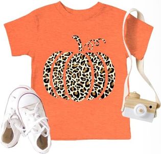 LAWOZZOS Toddler Halloween Shirt Pumpkin Tshirt Kids Boo Girls Boys Ghost T-Shirt 2-7 Years