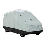 Classic Accessories RV SkyShield™ Class B RV Cover, Fits 20'L x 117" H, Model 1, Motorhome Camper Van, Heavy-Duty Vinyl, Universal Fit, Polyester, Camper Accessories, Black/Grey/White