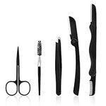 TOYMIS Eyebrow Kit, 5 in 1 Eyebrow Trimmer Eyebrow Grooming Set,Includes Eyebrow Razors Trimmer, Eyelash Extension Brush, Scissors, Slant Tweezers for Men and Women Beauty Tool Z08163