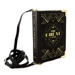 Well Read The Great Gatsby Large Book Themed Purse for Literary Lovers - Ideal Literary Gift for Book Club, Readers, Authors & Bookworms - Handbag & Crossbody Bag