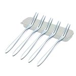 GOBOOMAN Fruit Forks Salad 12pcs 304 Stainless Steel Tasting Appetizer Forks Cocktail Forks 12.5cm with Recyclable Box