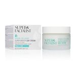 Super Facialist Vegan Collagen Super Smooth Day Cream - Super Smooth Day Cream, Firming, Smoothing & Plumping, Copper, antioxidant-rich Hibiscus, Peptide, Gentle Face Care, Vegan Friendly, 50ml