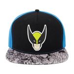 Marvel X-Men Baseball Hat, Wolverine Adjustable Flat Brim Snapback Hat, Black, One Size, Black, One Size