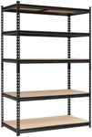 GarveeHome Storage Shelves, 5-Tier Adjustable Metal Shelving Units for Storage, Heavy Duty 2000lbs Capacity, Storage Rack Shelving Metal Organizer, Pantry Shelves Utility Shelf for Garage Warehouse