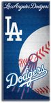 MLB Los Angeles Dodgers Emblem Beach Towel, 28 x 58-Inch