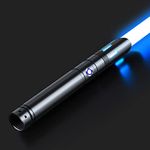 ANASABER Lightsaber,S8 Dueling Light Saber, RGB 12 Color Lightsabers with 3 Sound Fonts,Metal Hilt,Replaceable Blade(23 inch) FX Light Sabers for Kids Adults, Cosplay,Birthday Gift,1 Pack