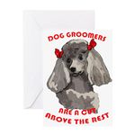 CafePress Dog Groomer Greeting Card, Note Card, Birthday Card, Blank Inside Matte Glossy