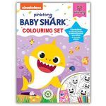 ALLIGATOR - Baby Shark Colouring Set, Colouring Books for Children, Colouring Pencils, Resusable Stickers, Baby Shark Colouring Book, Colouring Books, Kids Colouring Books