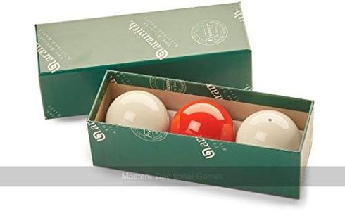 Set of Aramith Billiard Balls (with Spot White, 2 and 1/16 inch, 52.5mm)