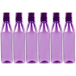 PEARLPET Congo BPA-free Plastic Water Bottle Set of 6 Pcs, Each 1000ml, Violet