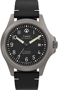 Timex Automatic Watch TW2V54000, Black, minimalist