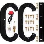 POSEAGLE 753-06469 Paddle Kit with 731-08171 Shave Plate for Cub Cadet MTD 21XPES, 221HP, 221LHP, 1X21HP, 1X21LHP, 1X221HP, RM2100, Troy Bilt Squall 210, 2100, 123R, 179E, 208E, 208XP Snow Blowers