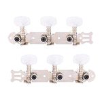 3 on a Plank Guitar Tuning Pegs L + R Vintage Keystone Tuning Key Pegs Tuners Set Replacement for Classical Guitar