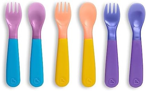 Munchkin ColorReveal Color Changing Toddler Forks and Spoons 6 Piece Set