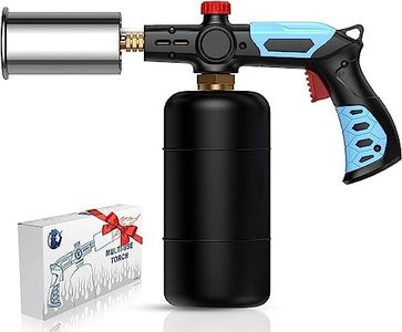 Powerful Kitchen Cooking Torch - Sous Vide - Propane Torch - Charcoal Torch Lighter - Grilling Culinary Kitchen Torch, Outdoor Cooking Torch for BBQ Searing Steak, Creme Brulee (Tank Not Included)