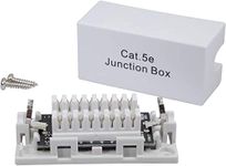 InstallerParts (5 Pack) Cat 5E Junction Box - 110 Punch Down Type – UL Listed