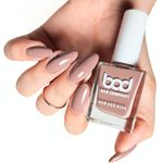 BAD COMPANY Creme Finish Nail Polish 10Ml, No Toxin Nail Lacquer, Long Lasting, Chip Resistant, Vegan, Quick Dry & Cruelty-Free Nail Paint Enamel-Beautiful Scars-81 (Nude Nail Polish)