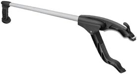 Unger Grabber Reacher Lightweight Multi-Purpose Tool with Trigger Grip, 360 Degree Rotating Head, and Magnetic Tip, 32", Assorted