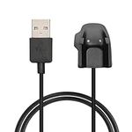 kwmobile USB Cable Charger Compatible with Samsung Galaxy Fit e Cable - Charging Cord for Smart Watch - Black