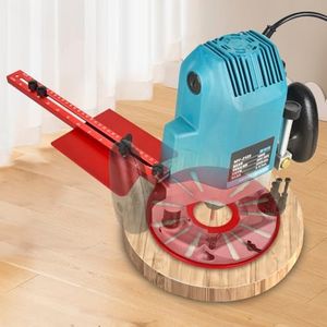 Onkel.j Router Circle Cutting Jig & Edge Guide - Essential Power Tool Accessory for Precision Routing - Router Tool Kit Must-Have