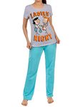 the flintstones Womens Pyjamas Grey Size X-Large