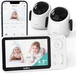 BOIFUN WiFi Baby Monitor With Two C