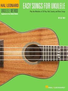 Easy Songs for Ukulele – Hal Leonard Ukulele Method | Beginner Ukulele Songbook with Chords and Lyrics | Features The Beatles, Elvis, Johnny Cash, Simon and Garfunkel, and More